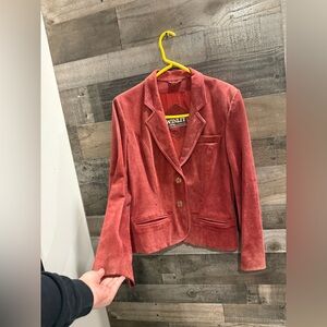 Winlit | Suede Leather Blazer Listeff Jacket